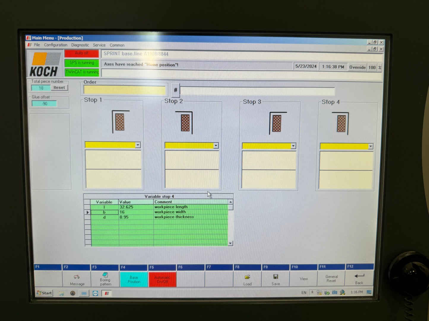 2019 Koch Sprint base.line Drill and Dowel Insert - Indiana