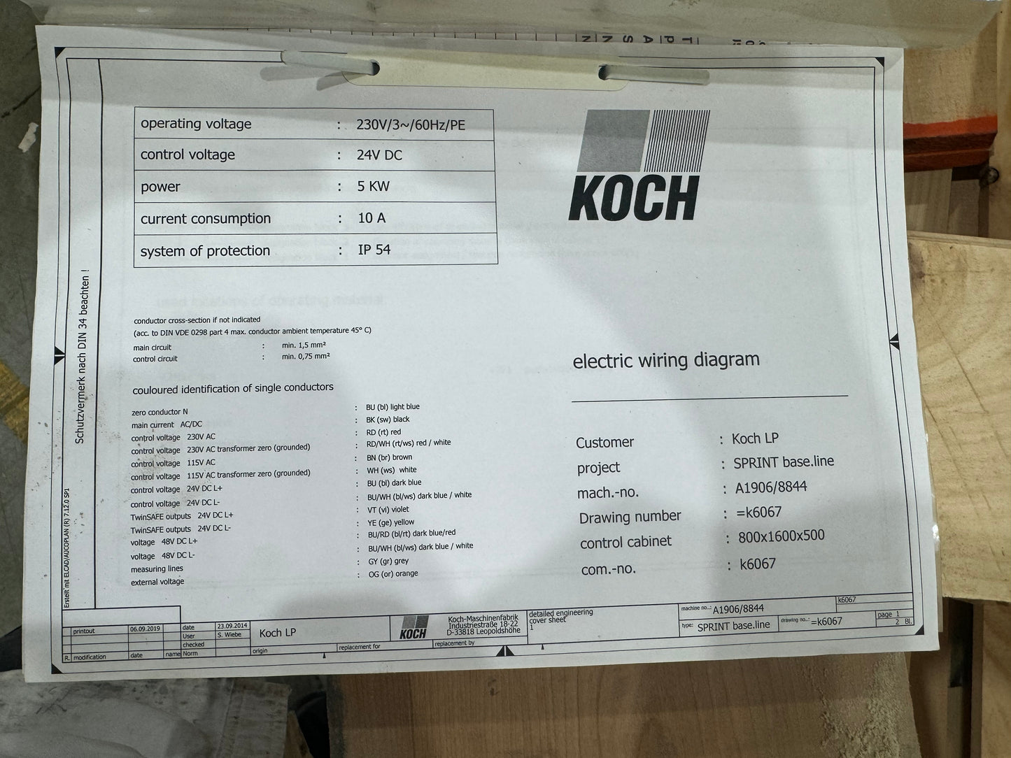 2019 Koch Sprint base.line Drill and Dowel Insert - Indiana