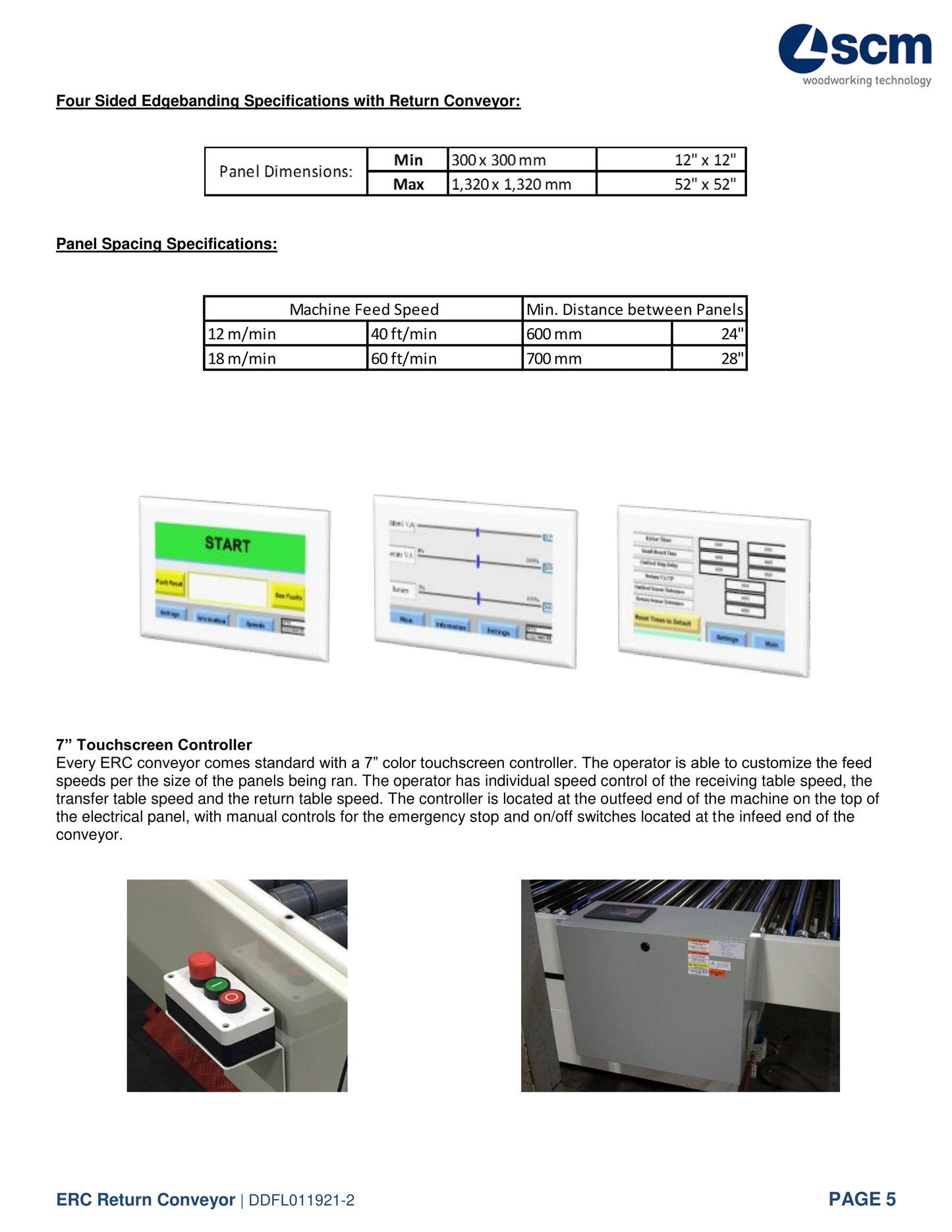 2021 SCM ERC RETURN CONVEYOR - Florida