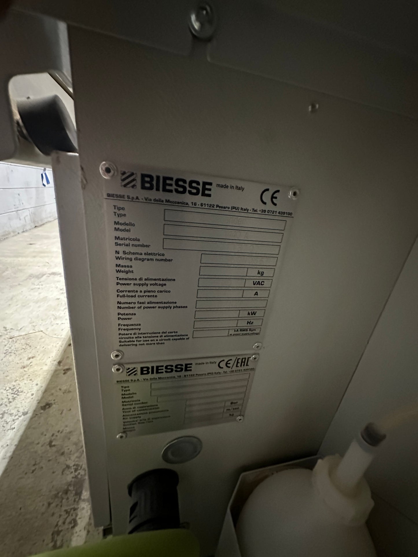 2016 Biesse Akron 1400 with Air Force System Edgebander - Minnesota