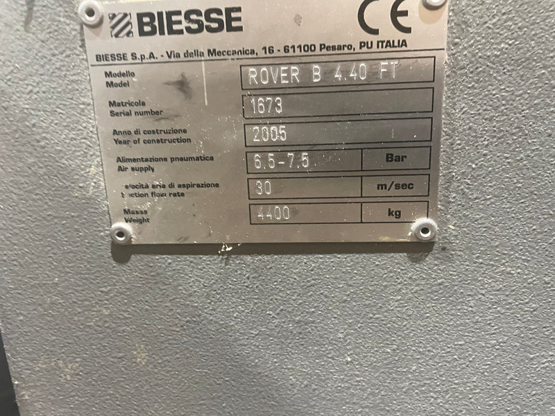 Used Biesse CNC