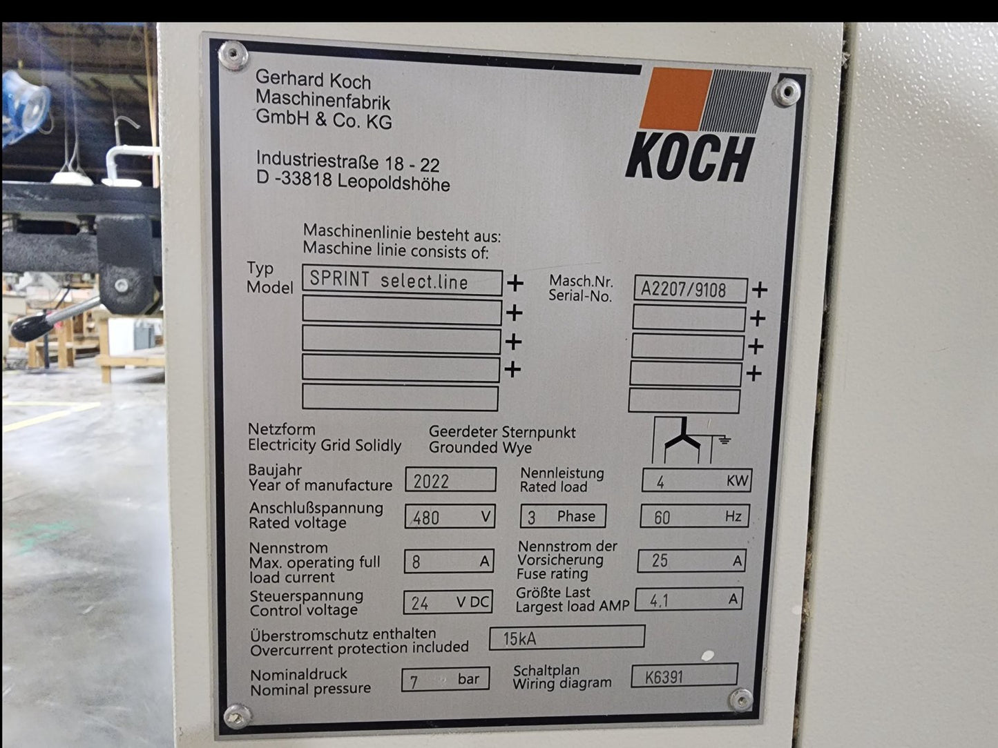 2022 Koch Line Machine - Georgia